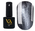 Гель-лак Valeri Crystal Cat Eye №04 (фіолетовий, магнітний), 6 мл