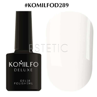 Гель-лак Komilfo Deluxe Series №D289 (moonbeam, белесо-серый, эмаль), 8 мл
