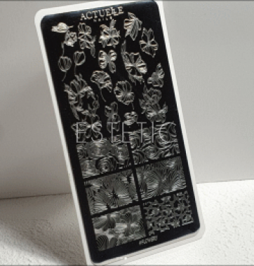 ACTUELLE Flowery Пластина для стемпінгу
