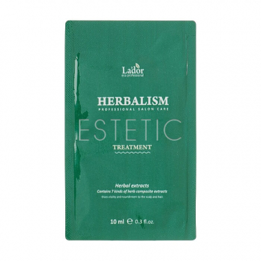 La`dor (eco prof) Herbalism Proff Salon Care Treatment Herbal Extracts - Маска-саше трав'яна заспокійлива проти випадіння, 10 мл