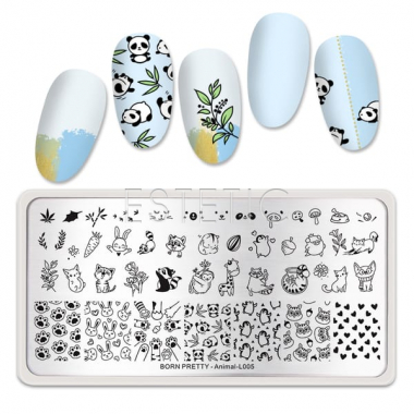 Born Pretty Animal L 005 Пластина для стемпінгу в конверті