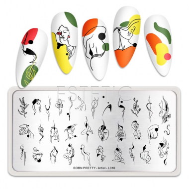Born Pretty Artist L016 Пластина для стемпінгу в конверті