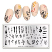 Born Pretty Floral Tango L006 Пластина для стемпінгу