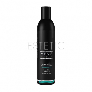 Profi Style Men's Style Refreshing Shampoo - Шампунь мужской для волос и тела освежающий, 250 мл