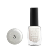 Лак для нігтів Go Active Nail Polish Nail in Color №03 (білий із золотистим шиммером), 10 мл 