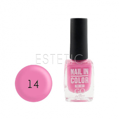 Лак для ногтей Go Active Nail Polish Nail in Color №14 (сиренево-розовый), 10 мл