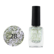 Лак для нігтів Go Active Nail Polish Nail in Color №28 (золотисто-салатовий із сріблястими блискітками), 10 мл 