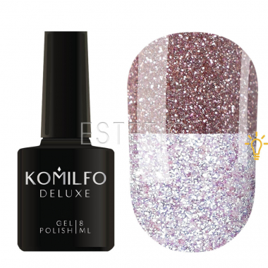 Komilfo Гель-лак Luminous Collection L004 (бежевый, светоотражающий), 8 мл