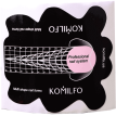 KOMILFO Multi Shape Nail Forms 500 рcs - Формы для наращивания,10 шт
