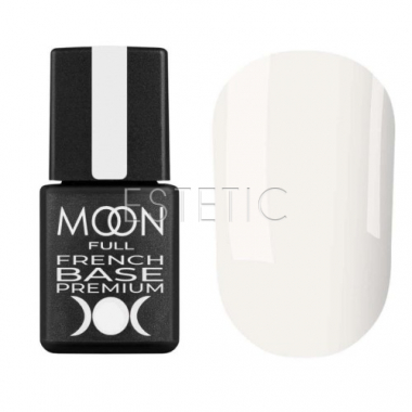 MOON FULL French Base Premium №020 - Френч-база для гель-лака (серо-белый), 15 мл