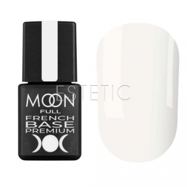 MOON FULL French Base Premium №021 - Френч-база для гель-лака (молочно-белый), 15 мл