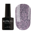 Гель-лак Komilfo Stone Collection ST001 (сірий, з крихтою), 8 мл