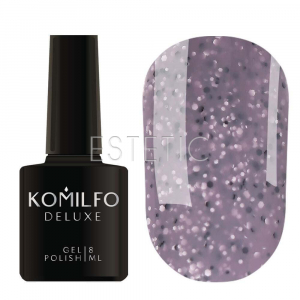 Гель-лак Komilfo Stone Collection ST001 (сірий, з крихтою), 8 мл