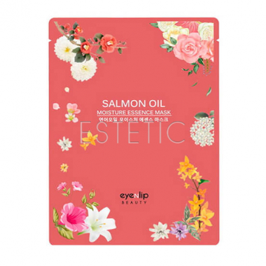 Eyenlip Beauty Salmon Oil Moisture Essence Mask - Тканинна маска розгладжуюча з екстрактом лососевого масла, 25 мл