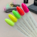 Фото 2 - Valeri Base Color NEON №42 - цветная база для гель-лака (салатовый, неон), 12 ml