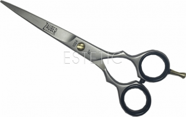 Zauber 1024 Ножницы парикмахерские, эргономические ручки 6,0