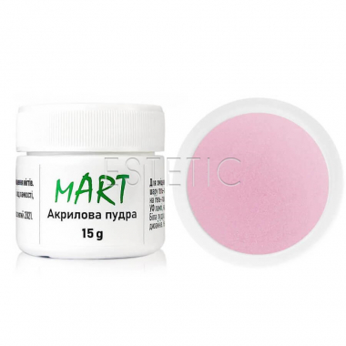 mART Acrylic Powder №03 Cover Pink - Акриловая камуфлирующая пудра (розовый), 15 г