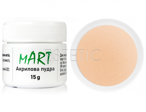 mART Acrylic Powder №04 Cover Beige - Акриловая пудра камуфлирующая (бежевый), 15 г