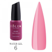 Edlen Professional Water Gel №06 - Рідкий моделюючий гель №06 (рожевий персик), 9 мл