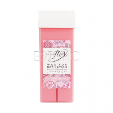 ITALWAX Flex Rose Oil - Воск кассетный кремовая роза роликовый, 100 мл