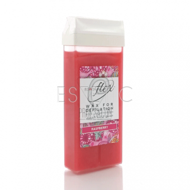 ITALWAX Flex Raspberry - Віск касетний малина роликовий, 100 мл