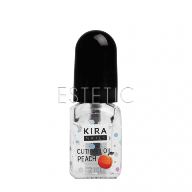 KIRA Nails Cuticle Oil Peach - Масло для кутикули, 2 мл