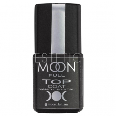 MOON FULL Top Coat Nano Crystal - Топ-покрытие для гель-лака стойкий к царапинам, 8 мл