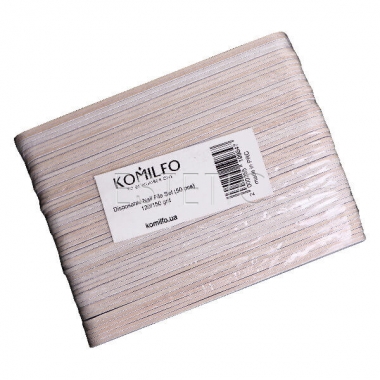 Komilfo Набор одноразовых пилок 120/150, 50 шт