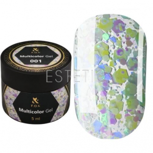 F.O.X Multicolor Gel 001, 5 ml