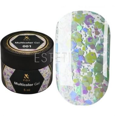 F.O.X Multicolor Gel 001, 5 ml