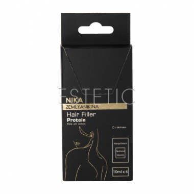 Nika Zemlyanikina Hair Filler Protein - Филлер для волос Protein, 10 мл x 4шт