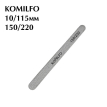 Komilfo Пилка 150/220 деревянная капля, 11,5 см