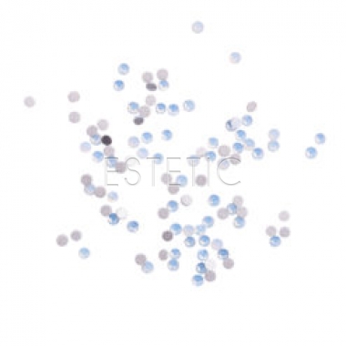 Komilfo Стразы копия Сваровски Blue Opal, размер 3 (100 штук в упаковке)