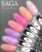 Фото 2 - SAGA Professional Shimmer Base New №02 - Камуфлирующая база с шиммером №02 (светло-сиреневый), 15 мл
