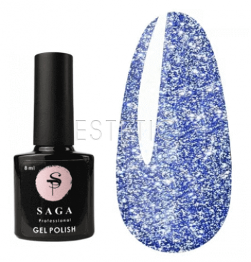 SAGA Professional Fiery Gel №11 - Гель-лак світловідбиваючий №11 (синій), 8 мл