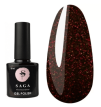 SAGA Professional Fiery Gel №24 - Гель-лак светоотражающий №24 (бордовый), 8 мл