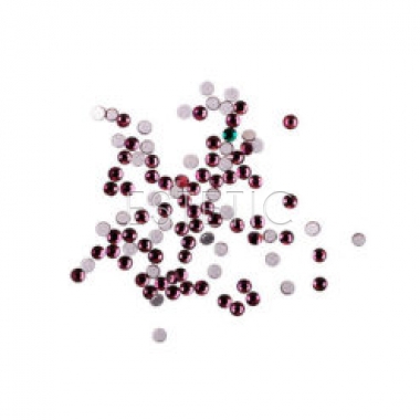 Komilfo Стразы копия Сваровски Dk.amethyst, размер 3  (100 штук в упаковке)