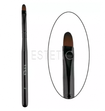 SAGA Professional Кисть для геля №2, овал