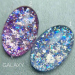 Фото 2 - SAGA Professional Глиттерный гель Galaxy glitter №02, 8 мл