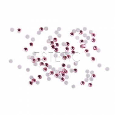 Komilfo Стразы копия Сваровски Rose, размер 3 (100 штук в упаковке)