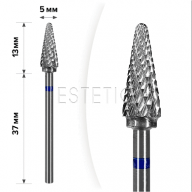 mART М-120 Твердосплавна насадка Конус Ялинка Blue 5*13