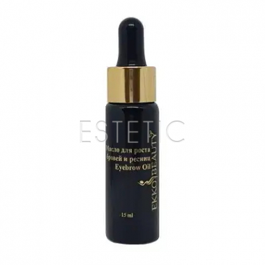 Масло NIKK MOLE EkkoBeauty Repair&Brow Oil для роста бровей и ресниц с усьмой, 15 мл