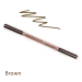 Фото 1 - Карандаш для бровей NIKK MOLE EkkoBeauty Eyebrow Pencil восковой со щеточкой (Brown)