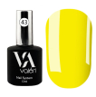 Valeri Base Color NEON №43 - кольорова база для гель-лаку (яскраво-жовтий, неон), 12 мл