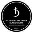 KODI Индивидуальные гелевые патчи под глаза Black caviar, 30 пар, банка