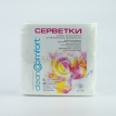 Clean Comfort Серветки зі спанлейсу 15*15 см (білі, гладкі) нарізні, 100шт/уп