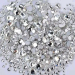 Фото 1 - Камені стеклянні аналог Swarovski CRYSTAL різного розміру SS3-SS12, 1440 шт.