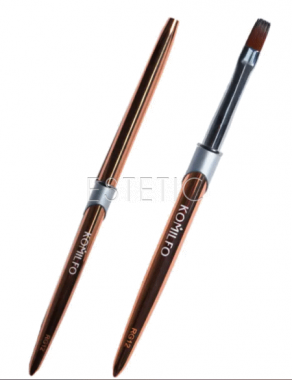 KOMILFO Пензлик Komilfo Rose Gold Gel flat 12 (Nylon)