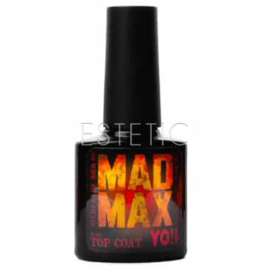 YO! Mad Max Top coat NO-WIPE no UV filter - Топ без уф фильтра и без липкого слоя, 8 мл