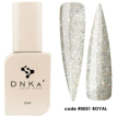 DNKa Cover Base #0051 Royal - Цветная база для гель-лака (Золотой светоотражающий с пайетками разного размера),12 мл